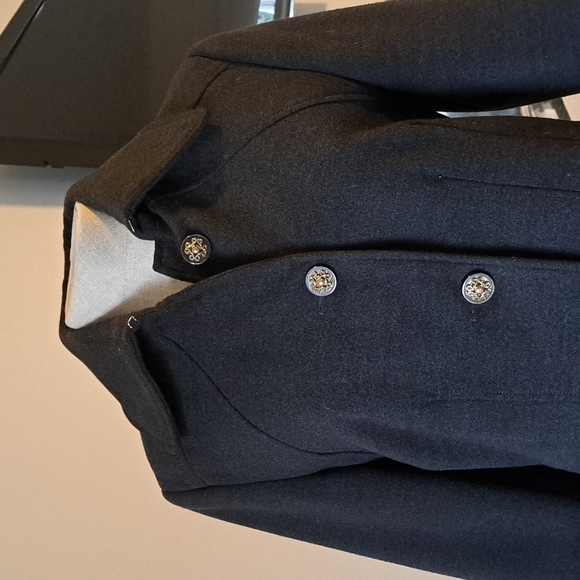 Practically new JESSICA SIMPSON charcoal gray jacket/coat. Sz m - Picture 2 of 10